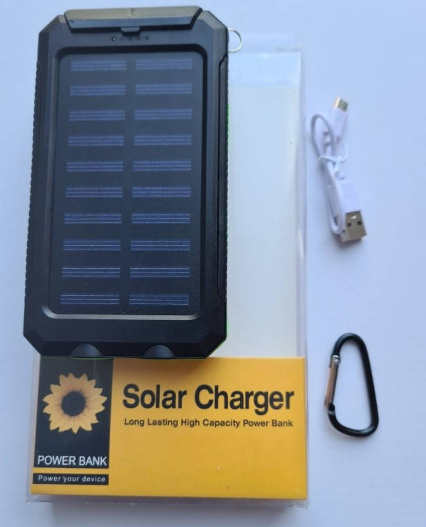 Power Bank, павербанк Solar 2022/ 8000мАч (фактическая 7000 мАч) с солнечной панелью и LED, черный, Белый
Power Bank, павербанк Solar 2022/ 8000мАч (фактическая 7000 мАч) с солнечной панелью и LED, черный, Белый