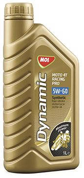 Моторное масло MOL Dynamic Moto 4T Racing Pro 5W-60 для высокомощных 4-х тактных двигателей 100% синтетическое
Моторное масло MOL Dynamic Moto 4T Racing Pro 5W-60 для высокомощных 4-х тактных двигателей 100% синтетическое