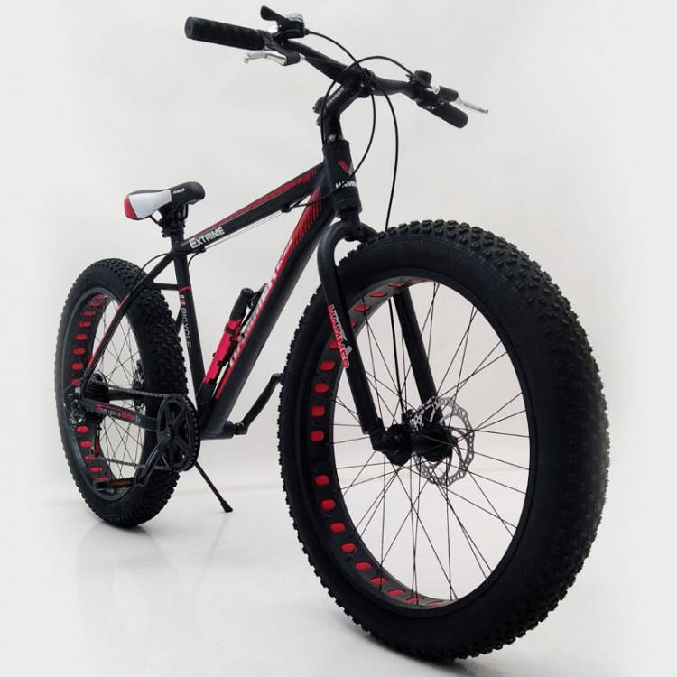 Спортивный алюминиевый велосипед внедорожник фетбайк 26" Fat Bike S800-MAX HAMMER EXTRIME рама 19", Красный
Спортивный алюминиевый велосипед внедорожник фетбайк 26" Fat Bike S800-MAX HAMMER EXTRIME рама 19", Красный
