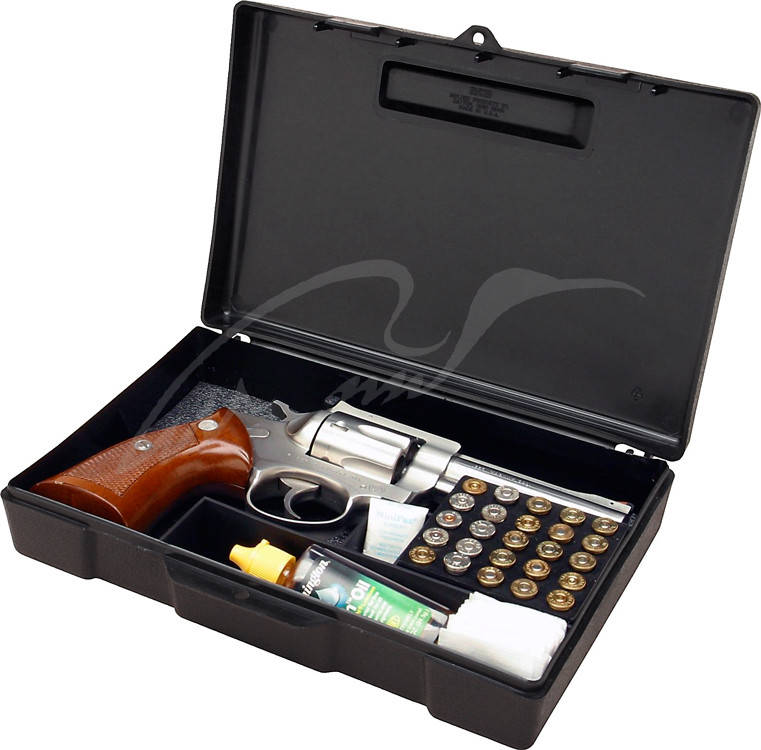 Кейс MTM Handgun Storage Box 804 для пистолета/револьвера с отсеком под патроны (24,9x16,0x5,1 см), Черный
Кейс MTM Handgun Storage Box 804 для пистолета/револьвера с отсеком под патроны (24,9x16,0x5,1 см), Черный