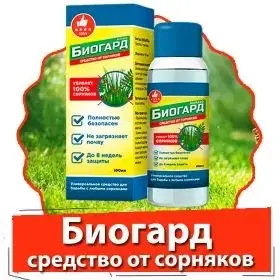 Гербицид Биогард Средство для уничтожения сорняков Препараты от бурьянов Борьба с бурьяном
Гербицид Биогард Средство для уничтожения сорняков Препараты от бурьянов Борьба с бурьяном