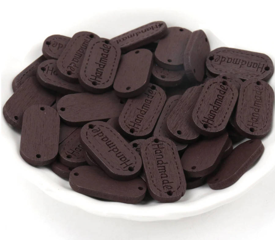 Бирка пришивная деревянная Handmade-2, кофе
Бирка пришивная деревянная Handmade-2, кофе