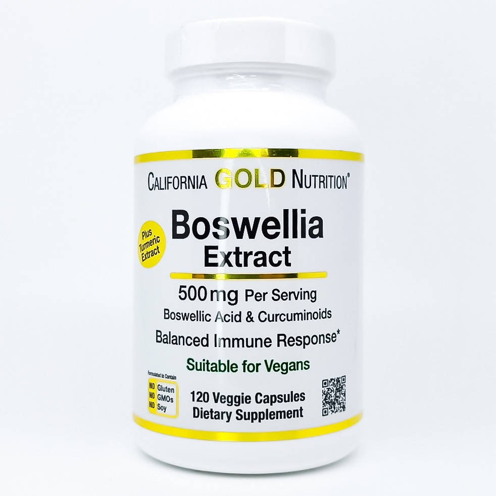 Экстракт босвеллии с экстрактом куркумы! California GOLD Nutrition Boswellia Extract 500 мг 120 кап.
Экстракт босвеллии с экстрактом куркумы! California GOLD Nutrition Boswellia Extract 500 мг 120 кап.