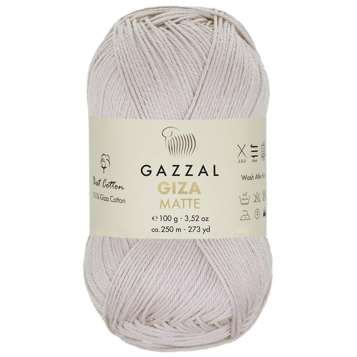 Gazzal Giza Matte (Газзал Гиза Матте) № 5588 светло-бежевый (Пряжа хлопок, нитки для вязания)
Gazzal Giza Matte (Газзал Гиза Матте) № 5588 светло-бежевый (Пряжа хлопок, нитки для вязания)