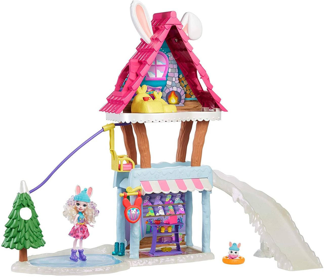 Энчантималс Зимний Лыжный домик-шале Кролика Беви и Джамп Enchantimals Ski Chalet Playset оригинал от Mattel
Энчантималс Зимний Лыжный домик-шале Кролика Беви и Джамп Enchantimals Ski Chalet Playset оригинал от Mattel