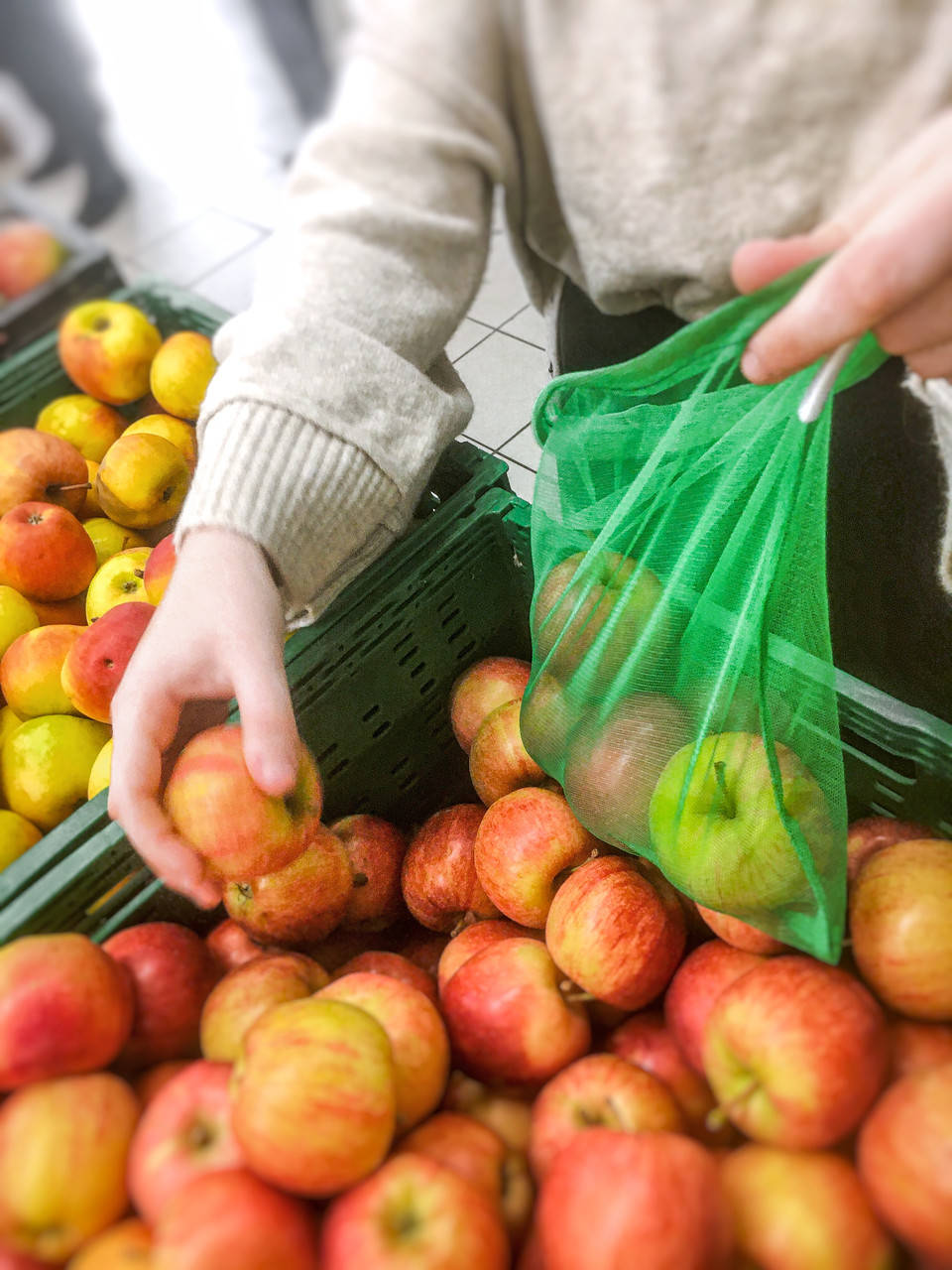 Многоразовые мешочки из текстильной сетки для продуктов и вещей Середній 23х26 см, Зелений
Многоразовые мешочки из текстильной сетки для продуктов и вещей Середній 23х26 см, Зелений