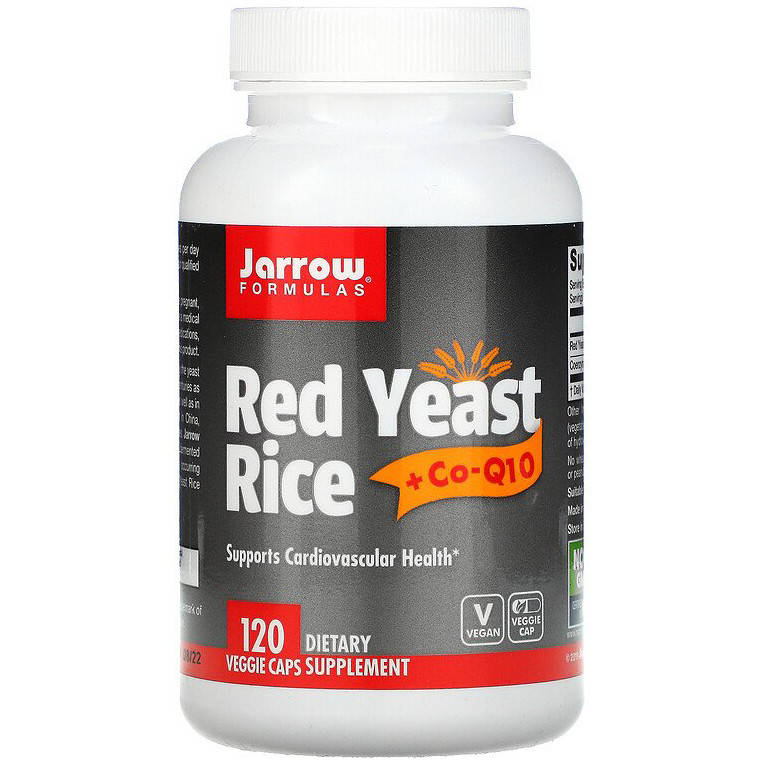 Красный дрожжевой рис + кофермент Q10 Jarrow Formulas "Red Yeast Rice + Co-Q10" (120 капсул)
Красный дрожжевой рис + кофермент Q10 Jarrow Formulas "Red Yeast Rice + Co-Q10" (120 капсул)