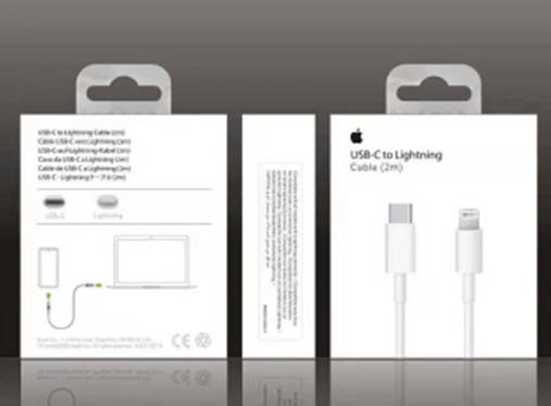 Кабель Type-C на Lightning PD 9V 2A 2м MKQ42FE/A
Кабель Type-C на Lightning PD 9V 2A 2м MKQ42FE/A