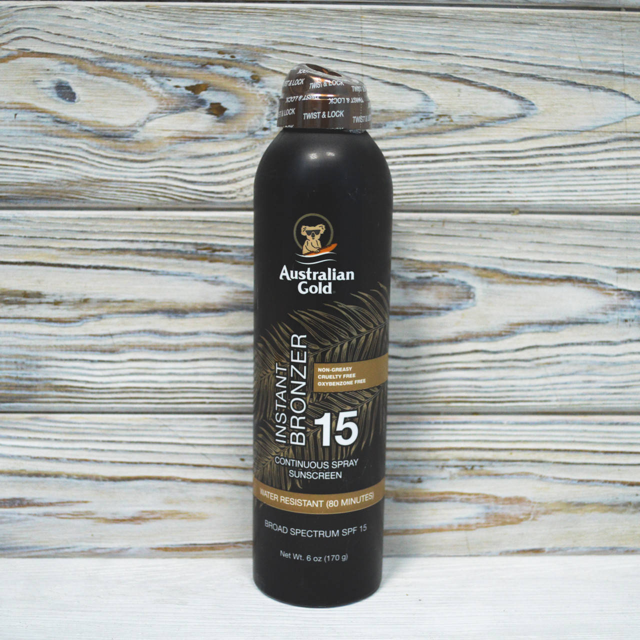 Солнцезащитный спрей для загара с бронзатором Australian Gold Continuos Spray Instant Bronzer, SPF 15
Солнцезащитный спрей для загара с бронзатором Australian Gold Continuos Spray Instant Bronzer, SPF 15