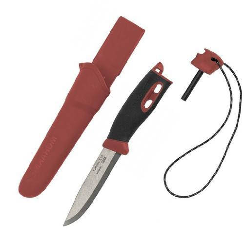 Туристический нож Morakniv Companion Spark + огниво (клинок 104мм, нож 219мм, 2.5мм, красный)
Туристический нож Morakniv Companion Spark + огниво (клинок 104мм, нож 219мм, 2.5мм, красный)