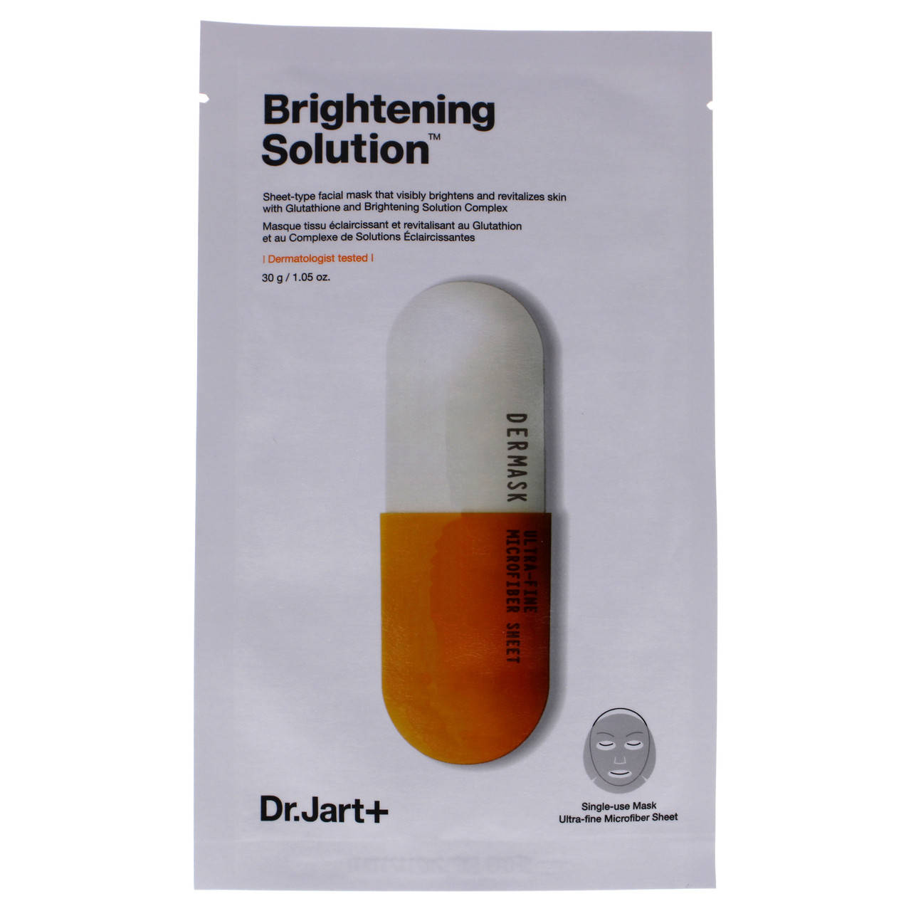 Детокс-маска "Капсула Красоты" Dr. Jart+ Dermask Brightening Solution Ultra-Fine Microfiber Face Mask 30мл
Детокс-маска "Капсула Красоты" Dr. Jart+ Dermask Brightening Solution Ultra-Fine Microfiber Face Mask 30мл