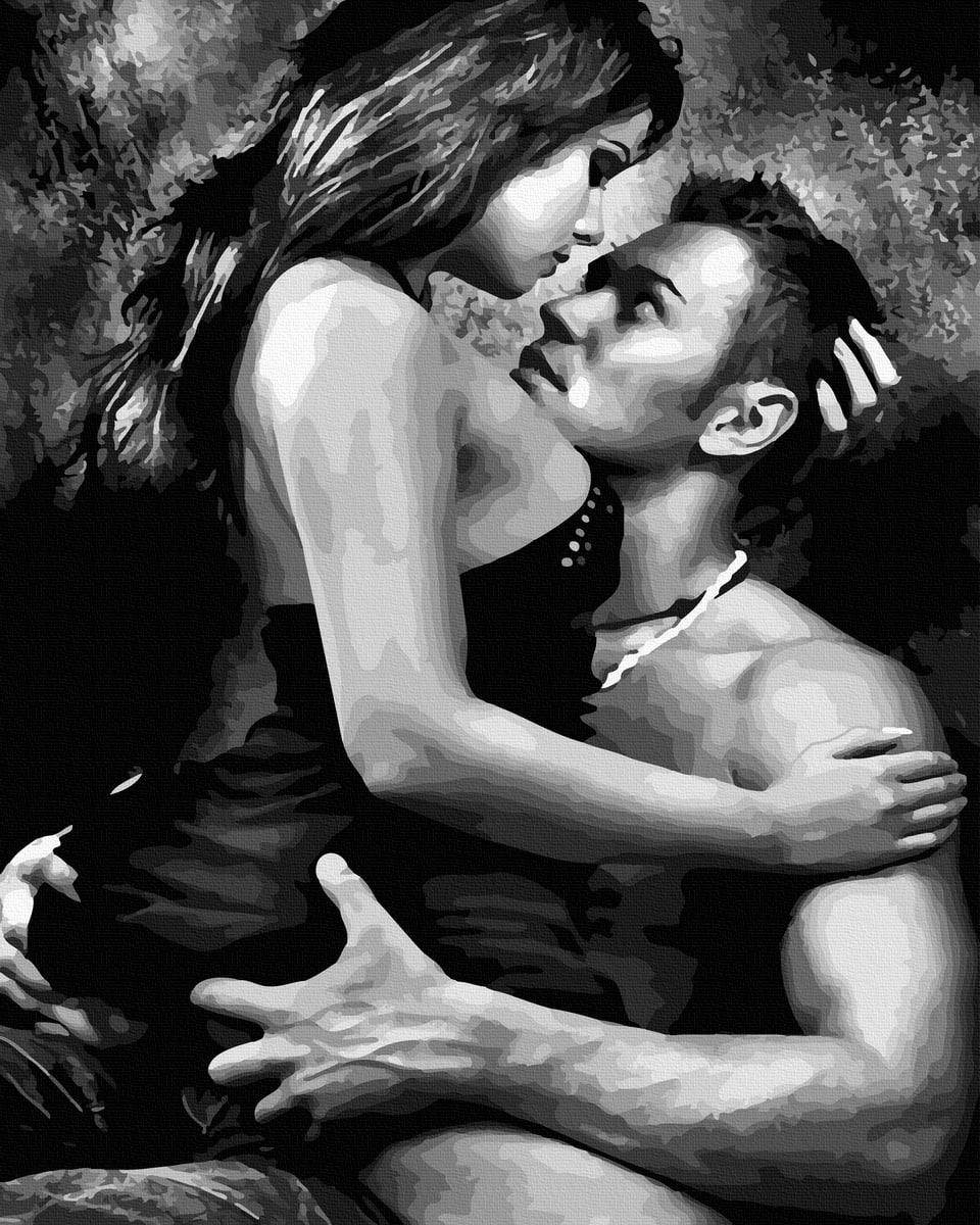 Картина по номерах "Страсть в ЧБ" GX43241