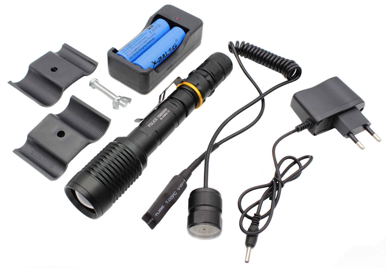 Фонарик подствольный ручной BL Q2804 Т6 Police | Светодиодный фонарик | Подствольный LED фонарик, Черный
Фонарик подствольный ручной BL Q2804 Т6 Police | Светодиодный фонарик | Подствольный LED фонарик, Черный