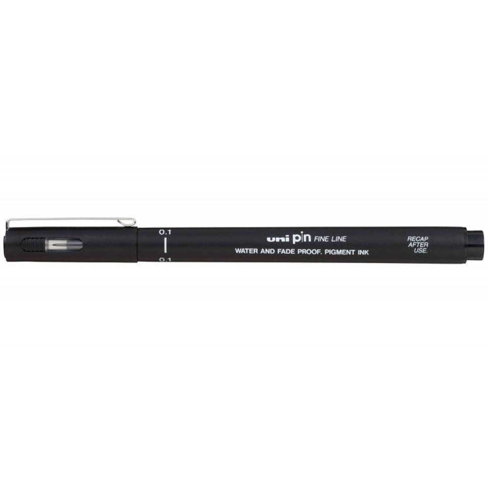 Ручка лайнер Uni Pin Fine Linе черная 0.1 мм (PIN01-200.Black) 
Ручка лайнер Uni Pin Fine Linе черная 0.1 мм (PIN01-200.Black)