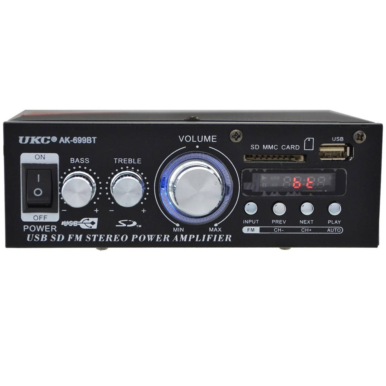 Усилитель звука UKC AK-699BT Bluetooth+FM+SD+USB Караоке 2-канальный 2x300W (4_00587), Черный
Усилитель звука UKC AK-699BT Bluetooth+FM+SD+USB Караоке 2-канальный 2x300W (4_00587), Черный