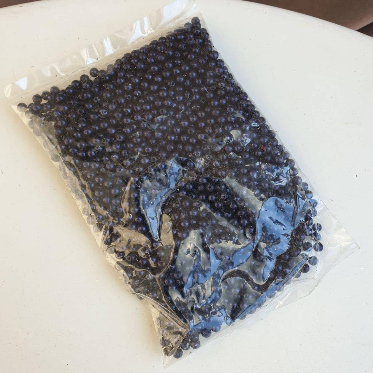 Бусины 1мм. Темно-синий цвет. 
Бусины 1мм. Темно-синий цвет.