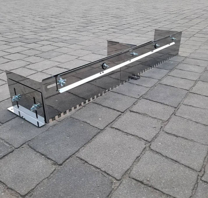 Гребенка-трансформер для укладки плитки зуб 12*12мм, нержавеющая сталь
Гребенка-трансформер для укладки плитки зуб 12*12мм, нержавеющая сталь