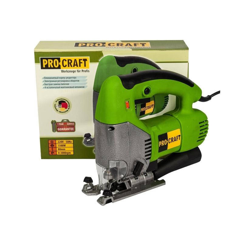 Электролобзик PROCRAFT GERMANY (ST1500)
Электролобзик PROCRAFT GERMANY (ST1500)