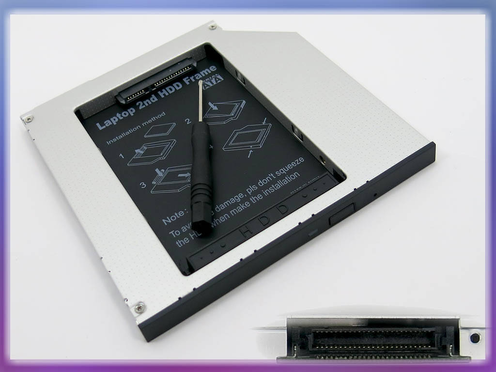 Карман для жесткого диска HDD 2.5" SATA в отсек IDE DVD-RW привода 9.5mm. Оптибей (optibay), HDD, SSD caddy! В
Карман для жесткого диска HDD 2.5" SATA в отсек IDE DVD-RW привода 9.5mm. Оптибей (optibay), HDD, SSD caddy! В