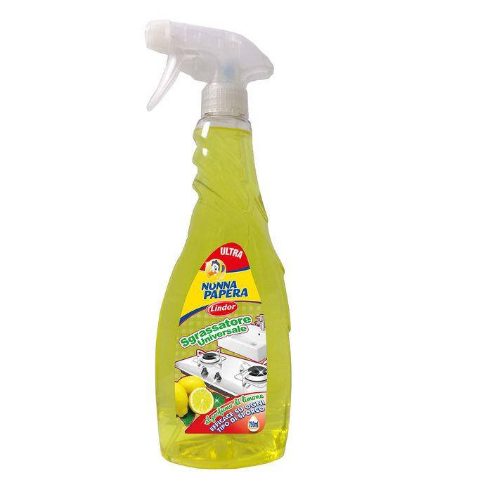 Универсальный обезжириватель с ароматом лимона Lindor Nonna Papera Sgrassatore Universale Limone 750 ml
Универсальный обезжириватель с ароматом лимона Lindor Nonna Papera Sgrassatore Universale Limone 750 ml