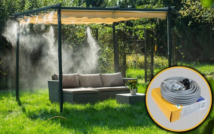 Обприскувач освіжувач для охолодження повітря на вулиці 15м Greenmill
Обприскувач освіжувач для охолодження повітря на вулиці 15м Greenmill