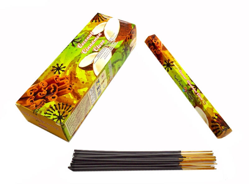 Darshan COCONUT CINNAMON CLOVE (шестигранник) Кокос Корица Гвоздика
Darshan COCONUT CINNAMON CLOVE (шестигранник) Кокос Корица Гвоздика