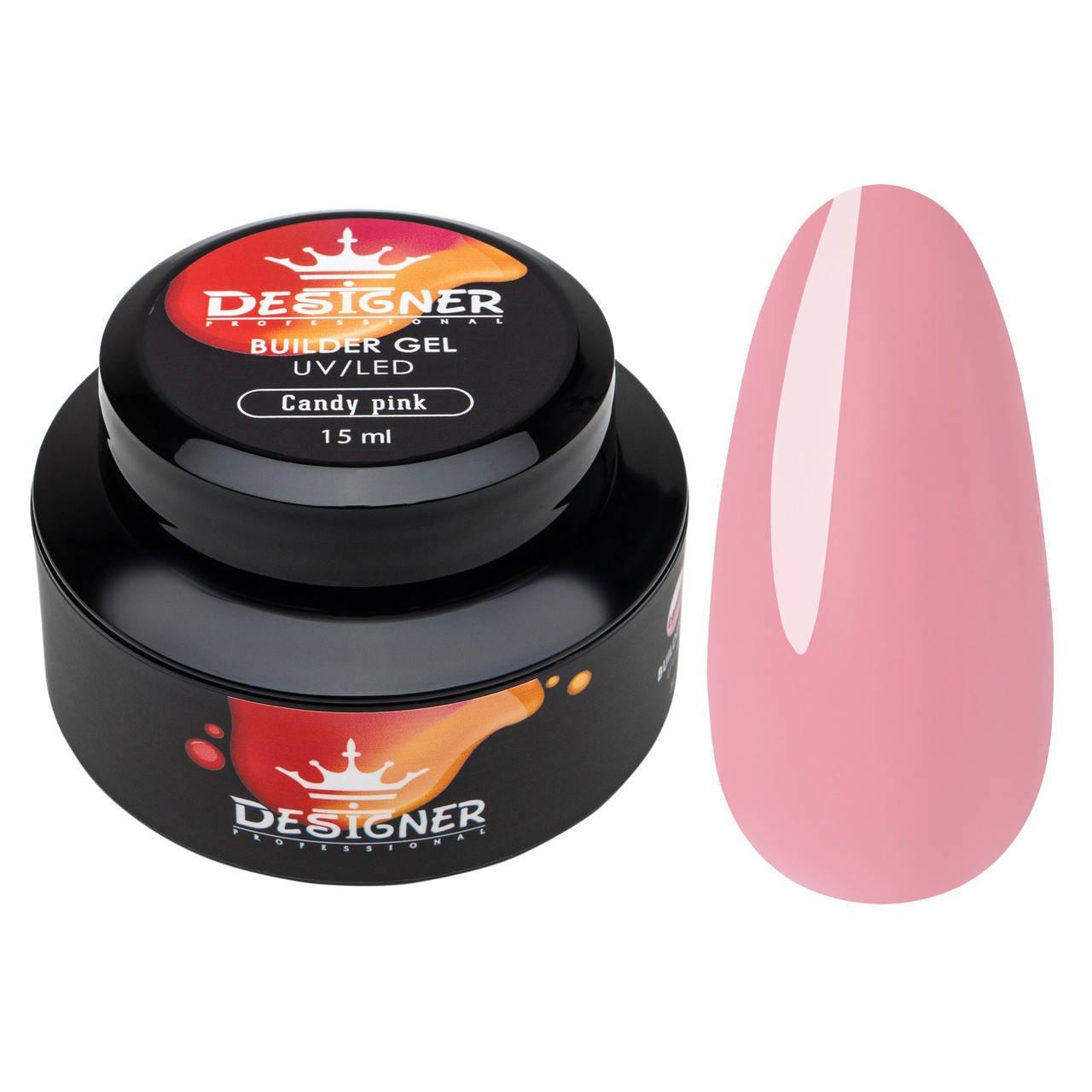 Моделирующий гель Builder Gel 15 мл., Designer (Дизайнер Профессионал) для наращивания и укрепления ногтей Candy Pink B04
Моделирующий гель Builder Gel 15 мл., Designer (Дизайнер Профессионал) для наращивания и укрепления ногтей Candy Pink B04