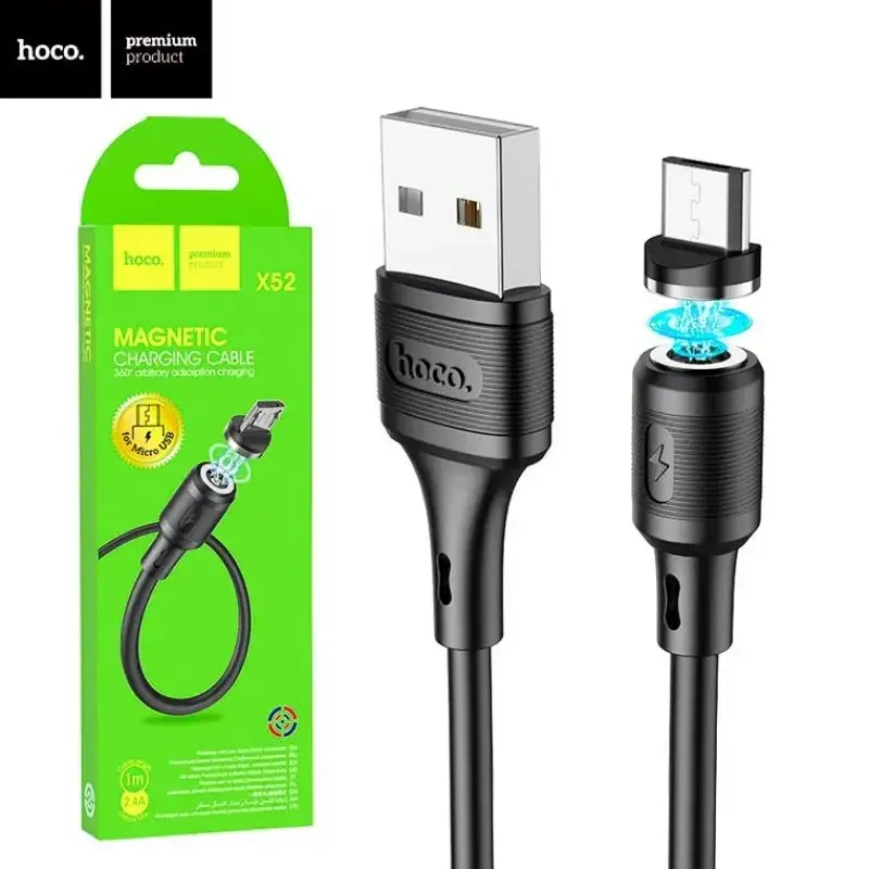 Магнитный кабель micro Usb Hoco X52 Провод магнитный микро юсб шнур магнитный микроф юсб, Черный
Магнитный кабель micro Usb Hoco X52 Провод магнитный микро юсб шнур магнитный микроф юсб, Черный