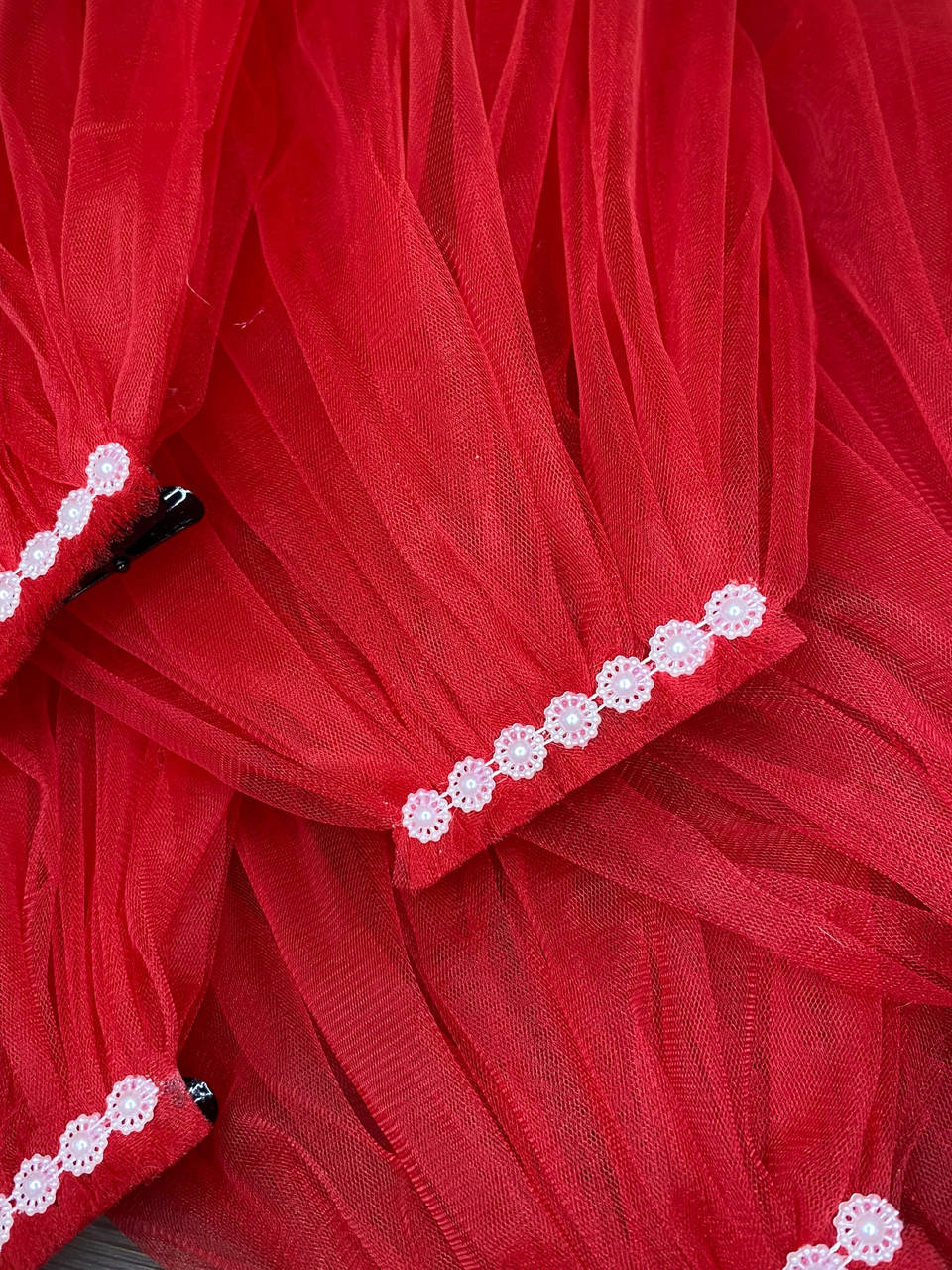 Фата на девичник красная 50 см . Лучшее качество !, Красный 
Фата на девичник красная 50 см . Лучшее качество !, Красный