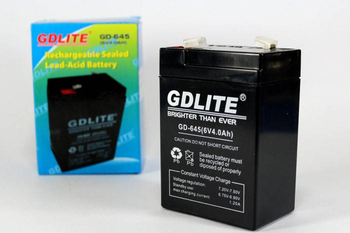 Аккумулятор BATTERY GD 645 6V 4A, Аккумулятор общего назначения, Аккумуляторная батарея, Аккумулятор для!
Аккумулятор BATTERY GD 645 6V 4A, Аккумулятор общего назначения, Аккумуляторная батарея, Аккумулятор для!