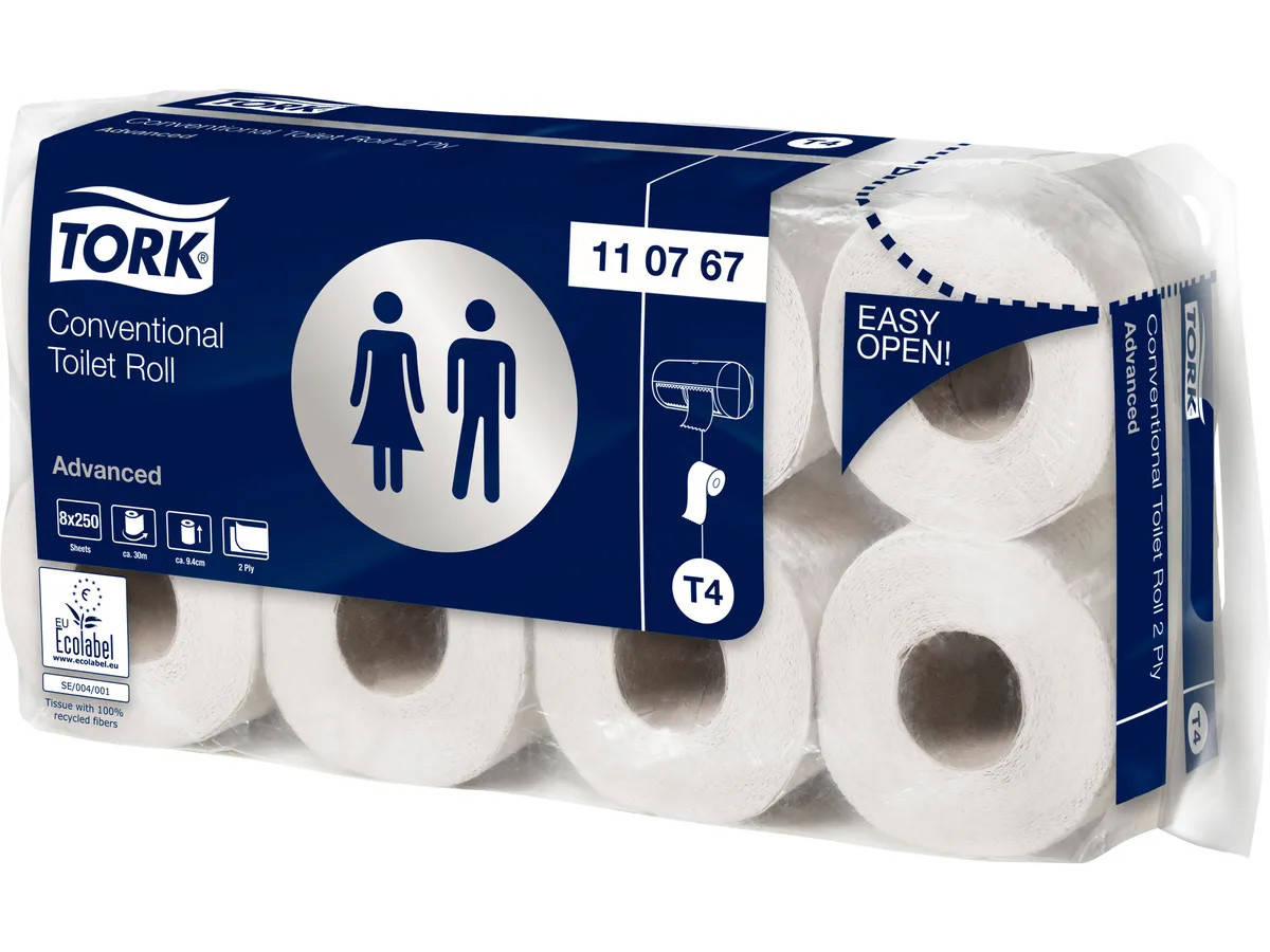 Туалетная бумага в стандартном рулоне TORK 8 рулонов мягкая 110767, Белый
Туалетная бумага в стандартном рулоне TORK 8 рулонов мягкая 110767, Белый