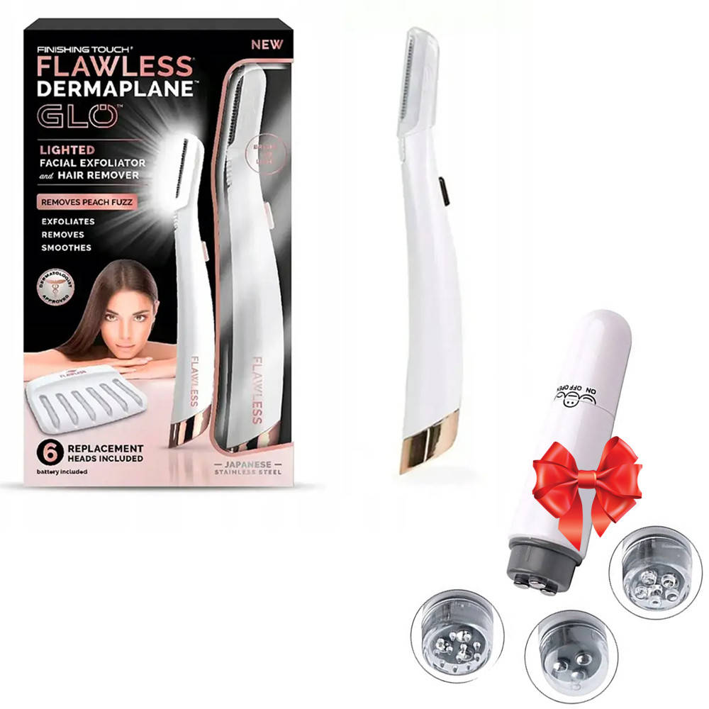 Женский триммер для лица Flawless Dermaplane GLO + ПОДАРОК Электрический Мини-массажёр для лица!
Женский триммер для лица Flawless Dermaplane GLO + ПОДАРОК Электрический Мини-массажёр для лица!