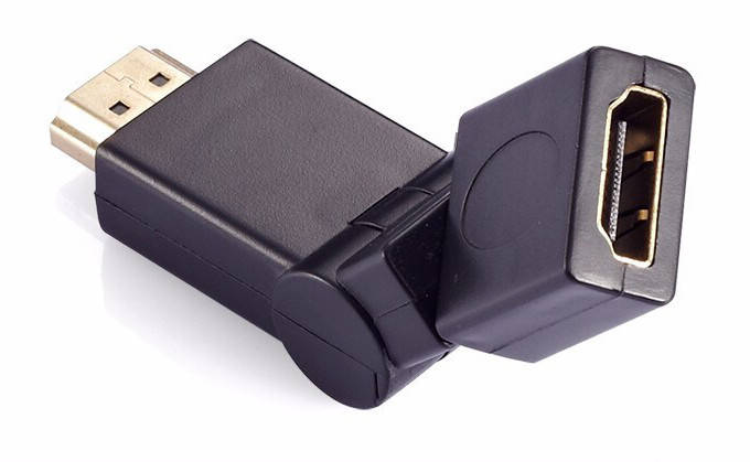 HDMI F to HDMI M соединитель переходник адаптер угловой поворотный (на 360 градусов) (39117)
HDMI F to HDMI M соединитель переходник адаптер угловой поворотный (на 360 градусов) (39117)