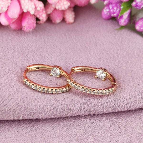 Серьги колечки маленькие Xuping медицинское золото позолота 18К А/В 1-0546 
Серьги колечки маленькие Xuping медицинское золото позолота 18К А/В 1-0546