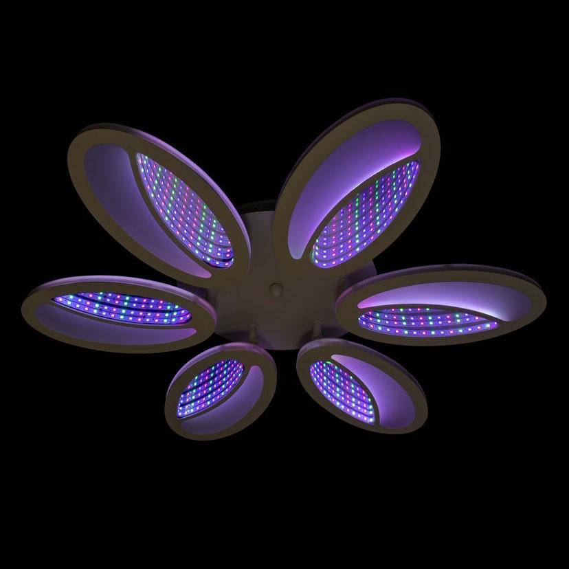 Светодиодная люстра с 3D эффектом потолочная для спальни 100W цвет белый Линия солнца&2700/6 WH
Светодиодная люстра с 3D эффектом потолочная для спальни 100W цвет белый Линия солнца&2700/6 WH