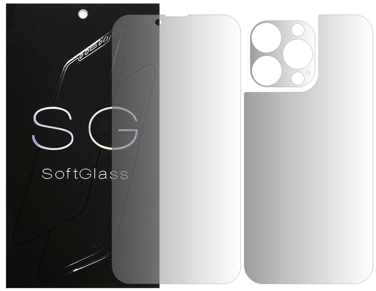 Пленка Apple iPhone 13 Pro Комплект: для Передней и Задней панели полиуретановая SoftGlass, Прозрачный
Пленка Apple iPhone 13 Pro Комплект: для Передней и Задней панели полиуретановая SoftGlass, Прозрачный