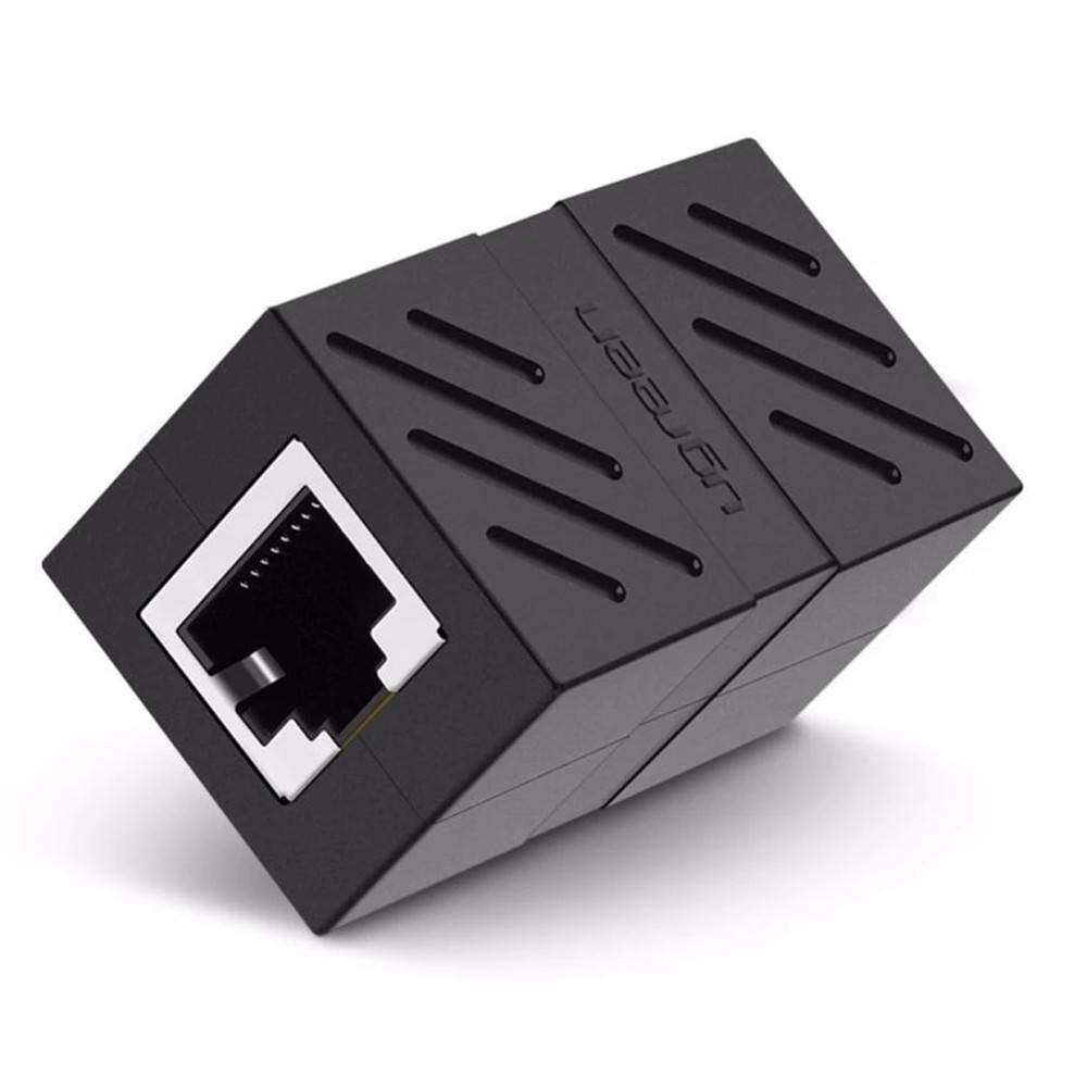 Соединитель витой пары RJ45 Ugreen NW114 20390 (Черный) 
Соединитель витой пары RJ45 Ugreen NW114 20390 (Черный)