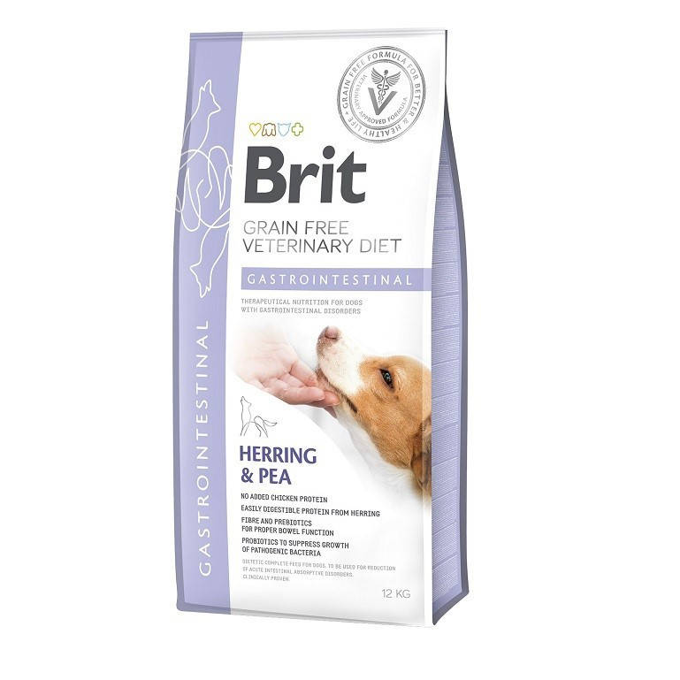 Brit Veterinary Diet Dog Grain Free Gastrointestinal 12кг - беззерновая диета при гастроэнтеритах
Brit Veterinary Diet Dog Grain Free Gastrointestinal 12кг - беззерновая диета при гастроэнтеритах