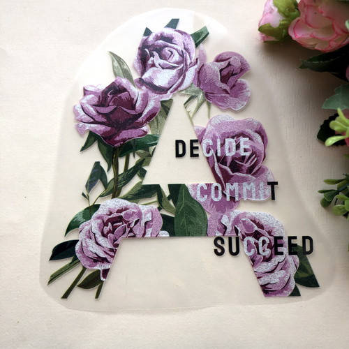 Термоаппликация-накатка, наклейка на одежду "А" из роз Decide Commit Succed 16x15 см, Разные цвета
Термоаппликация-накатка, наклейка на одежду "А" из роз Decide Commit Succed 16x15 см, Разные цвета