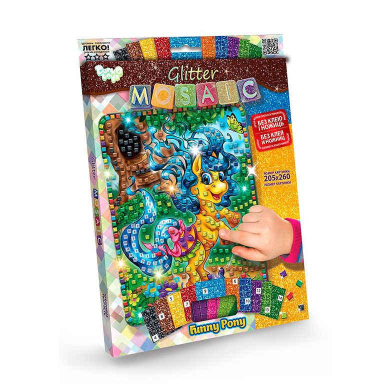 Набор для творчества DankoToys DT БМ-03-07 Мозаика блестящая Glitter Mosaic
Набор для творчества DankoToys DT БМ-03-07 Мозаика блестящая Glitter Mosaic