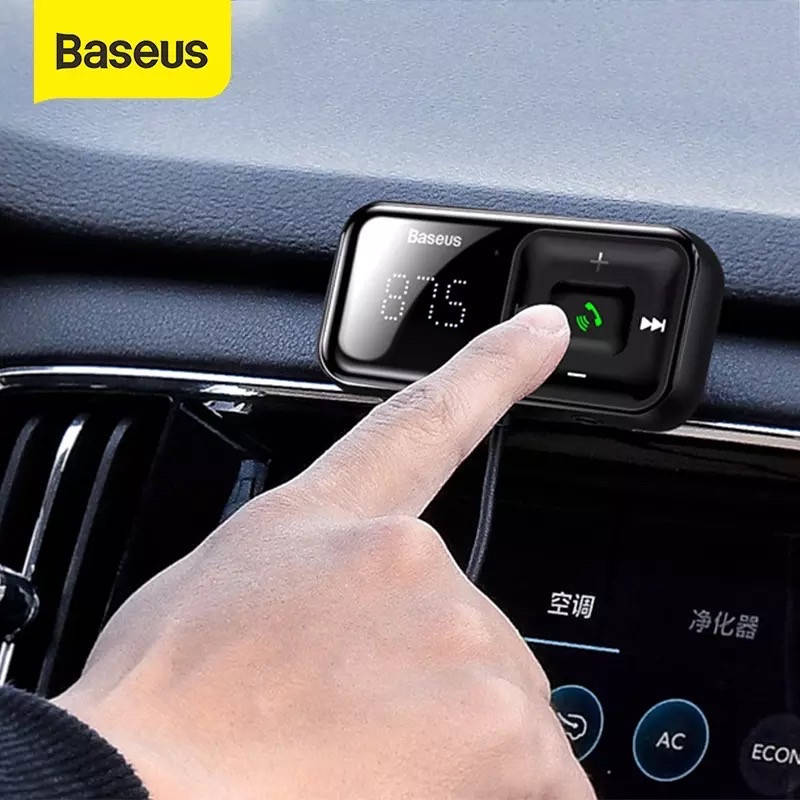 Фм авто модулятор Bluetooth 2 USB трансмиттер Baseus S-16 modulator wireless MP3 car charger
Фм авто модулятор Bluetooth 2 USB трансмиттер Baseus S-16 modulator wireless MP3 car charger