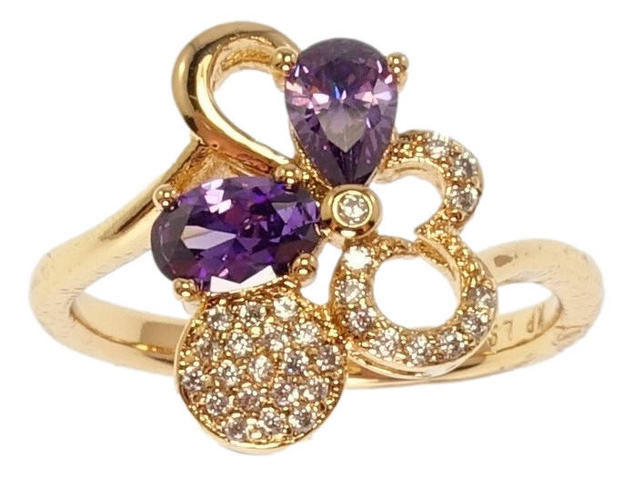 Кольцо Xuping Позолота 18K "Причудливый узор инкрустация вставки фиолетовые кристаллы" 16,17,17.5,18,18.5
Кольцо Xuping Позолота 18K "Причудливый узор инкрустация вставки фиолетовые кристаллы" 16,17,17.5,18,18.5