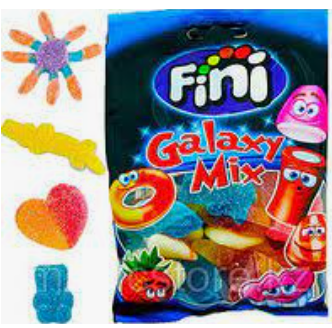 Жевательные конфеты Fini Galaxy Mix 100 грамм (Испания) - Желейные конфеты Фини микс
Жевательные конфеты Fini Galaxy Mix 100 грамм (Испания) - Желейные конфеты Фини микс
