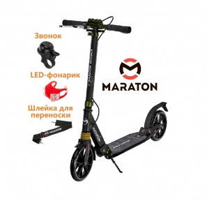 Детский двухколесный самокат Maraton Decider (2020) + LED-фонарик Черный + Звонок, LED-фонарик
Детский двухколесный самокат Maraton Decider (2020) + LED-фонарик Черный + Звонок, LED-фонарик