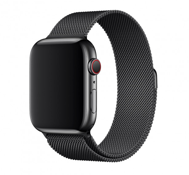 Браслет сетчатый Apple ремешок для Apple Watch 38mm/40mm/42mm/44mm миланское плетение черный
Браслет сетчатый Apple ремешок для Apple Watch 38mm/40mm/42mm/44mm миланское плетение черный