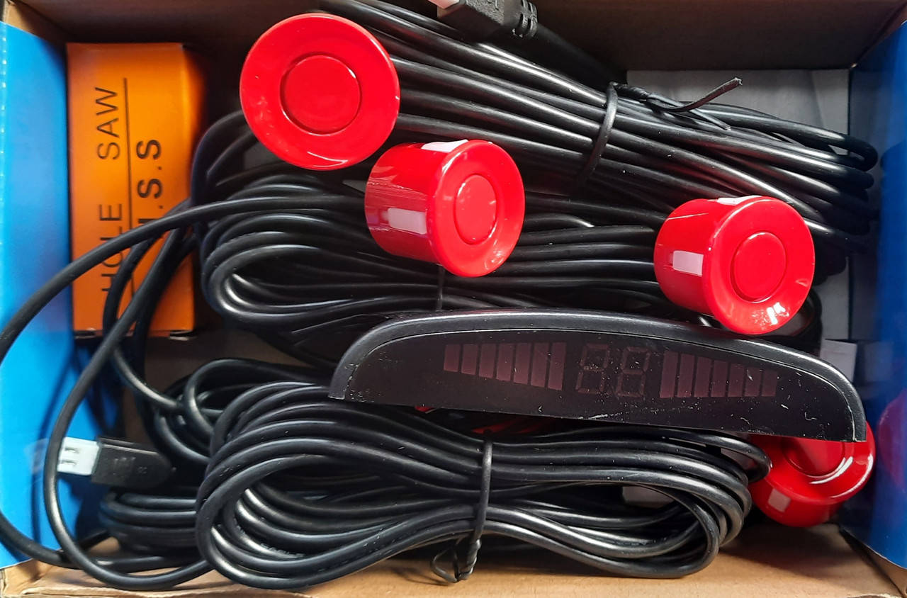 Парктроник Assistant Parking (4 датчика 22 мм) Красный 
Парктроник Assistant Parking (4 датчика 22 мм) Красный