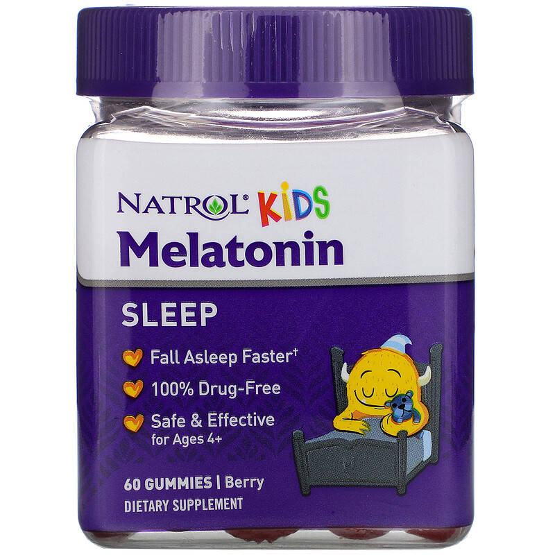 Мелатонин для детей от 4 лет Natrol "Kids Melatonin" с ягодным вкусом,1 мг (60 жевательных конфет)
Мелатонин для детей от 4 лет Natrol "Kids Melatonin" с ягодным вкусом,1 мг (60 жевательных конфет)