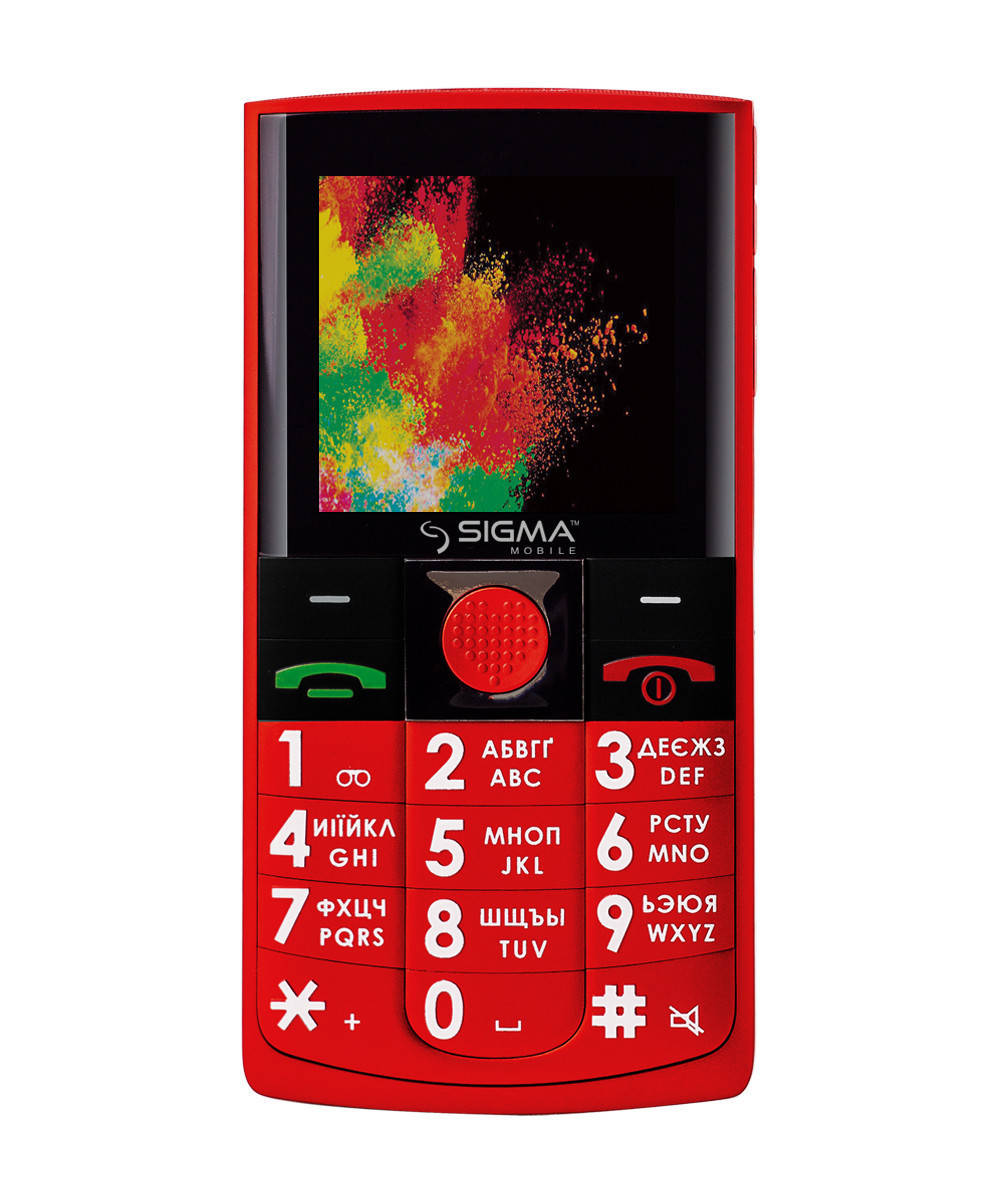 Кнопочный телефон бабушкофон с хорошим аккумулятором Sigma mobile Comfort 50 SOLO Red предоплата 100%, Красный
Кнопочный телефон бабушкофон с хорошим аккумулятором Sigma mobile Comfort 50 SOLO Red предоплата 100%, Красный