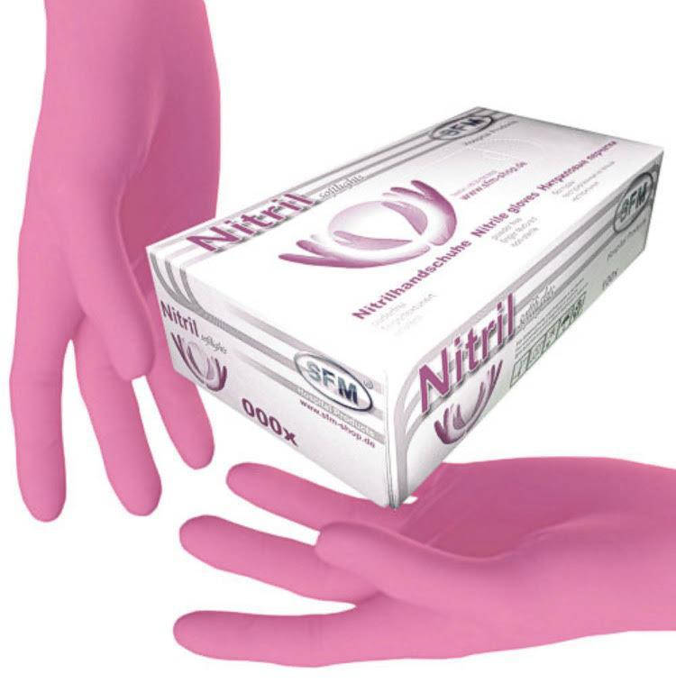 Нитриловые розовые перчатки SFM pink без пудры (50пар/100шт в упаковке) (р-р S), Розовый
Нитриловые розовые перчатки SFM pink без пудры (50пар/100шт в упаковке) (р-р S), Розовый