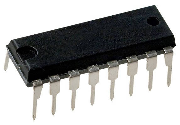 Микросхема логики CD4050BE
Микросхема логики CD4050BE